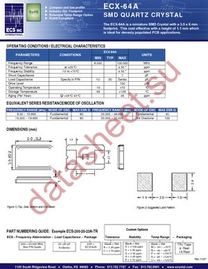 ECS-120-18-23A-EN-TR datasheet  
